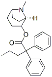 [(1R)-8-methyl-8-azabicyclo[3.2.1]oct-2-yl] 2,2-diphenylpentanoate 结构式