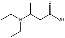 3-(二乙基氨基)丁酸 结构式