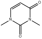 1,3-二甲基尿嘧啶 结构式