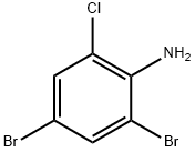 2-氯-4,6-二溴苯胺 结构式
