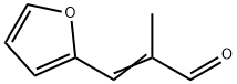 3-(2-呋喃基)-2-甲基-2-丙烯醛 结构式