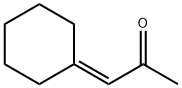1-亚环己基丙烷-2-酮 结构式
