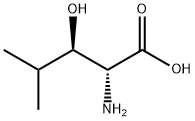 (2R,3R)-2-氨基-3-羟基-4-甲基-戊酸 结构式