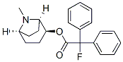 [(1R,2S,5S)-8-methyl-8-azabicyclo[3.2.1]oct-2-yl] 2-fluoro-2,2-dipheny l-acetate 结构式