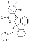 [(1R,2S,5S)-8-methyl-8-azabicyclo[3.2.1]oct-2-yl] 2,2-diphenyl-2-pheny lmethoxy-acetate hydrochloride 结构式