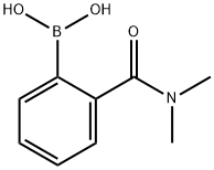2-(N,N-二甲基甲酰氨)苯基硼酸 结构式