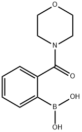 2-(吗啉-4-羰基)苯基硼酸 结构式