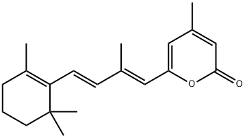 (E,E)-6-α-Ionylidene-4-methylpyran-2-one 结构式