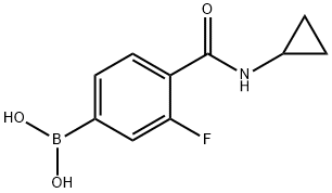 (4-(Cyclopropylcarbamoyl)-3-fluorophenyl)boronicacid