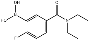 N,N-二乙基-3-硼-4-氟苯甲酰胺 结构式