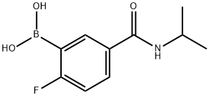 N-异丙基-3-硼-4-氟苯甲酰胺 结构式