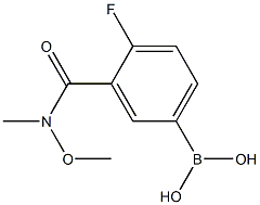 N-Methoxy-N-methyl 5-borono-2-fluorobenzamide