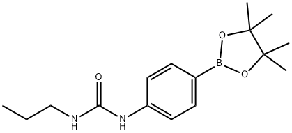 1-Propyl-3-(4-(4,4,5,5-tetramethyl-1,3,2-dioxaborolan-2-yl)phenyl)urea