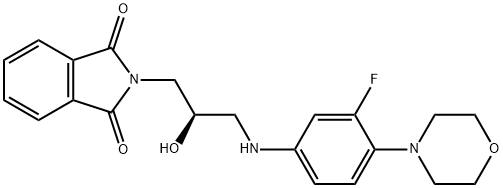 (R)-2-(3-((3-Fluoro-4-morpholinophenyl)amino)-2-hydroxypropyl)isoindoline-1,3-dione