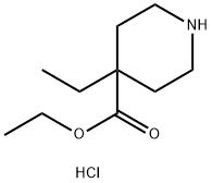 4-乙基-4-哌啶甲酸乙酯盐酸盐 结构式