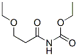 Carbamic  acid,  (3-ethoxy-1-oxopropyl)-,  ethyl  ester  (9CI) 结构式