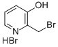 2-溴甲基-3-羟基吡啶溴酸盐 结构式