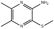 Pyrazinamine, 5,6-dimethyl-3-(methylthio)- (9CI) 结构式