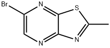 6-溴-2-甲基噻唑并[5,4-b]吡嗪 结构式