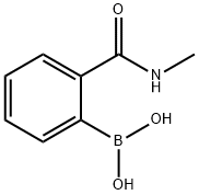 2-(甲基氨甲酰基)苯硼酸 结构式