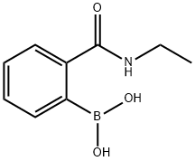 2-(乙基氨甲酰基)苯硼酸 结构式