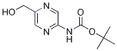 tert-Butyl [5-(hydroxymethyl)pyrazin-2-yl]carbamate 结构式