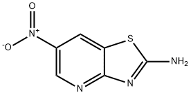 6-NITROTHIAZOLO[4,5-B]PYRIDIN-2-AMINE 结构式