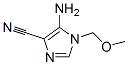 1H-Imidazole-4-carbonitrile,  5-amino-1-(methoxymethyl)- 结构式