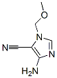 1H-Imidazole-5-carbonitrile,  4-amino-1-(methoxymethyl)- 结构式