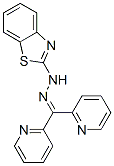 Benzothiazol-2(3H)-one N2-[di(2-pyridyl)methylene]hydrazone 结构式