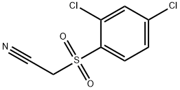 2-((2,4-二氯苯基)磺酰基)乙腈 结构式