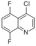 4-氯-5,8-二氟喹啉 结构式