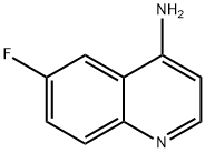 4-氨基-6-氟喹啉 结构式