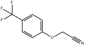 2-(对三氟甲基苯氧基)乙腈 结构式