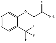 2-[2-(三氟甲基苯氧基)硫代乙酰胺 结构式