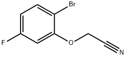 (2-Bromo-5-fluorophenoxy)-acetonitrile 结构式