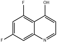 5,7-二氟喹啉-4-醇 结构式