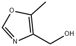 (5-甲基噁唑-4-基)甲醇 结构式