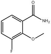 3-氟-2-甲氧基苯甲酰胺 结构式