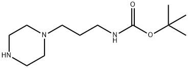 (3-PIPERAZIN-1-YL-PROPYL)-CARBAMIC ACID TERT-BUTYL ESTER 结构式