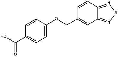 4-(Benzo[c][1,2,5]thiadiazol-5-ylMethoxy)benzoic acid 结构式