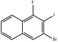 3-Bromo-1-fluoro-2-iodonaphthalene 结构式