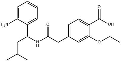rac-2-去哌啶基-2-氨基瑞格列奈 结构式