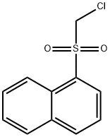1-[氯甲基磺酰基]萘 结构式