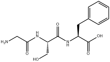 H-GLY-SER-PHE-OH 结构式