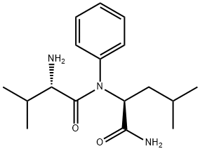 L-VALINYL-L-LEUCINYL ANILIDE 结构式