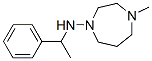 4-methyl-N-(1-phenylethyl)-1,4-diazepan-1-amine 结构式