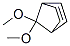 7,7-Dimethoxybicyclo(2,2,1)heptene 结构式