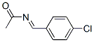 Acetamide,  N-[(4-chlorophenyl)methylene]-  (9CI) 结构式