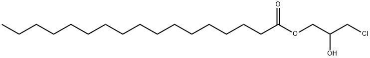 RAC-十六烷酸-2-羟基-3-氯丙酯 结构式